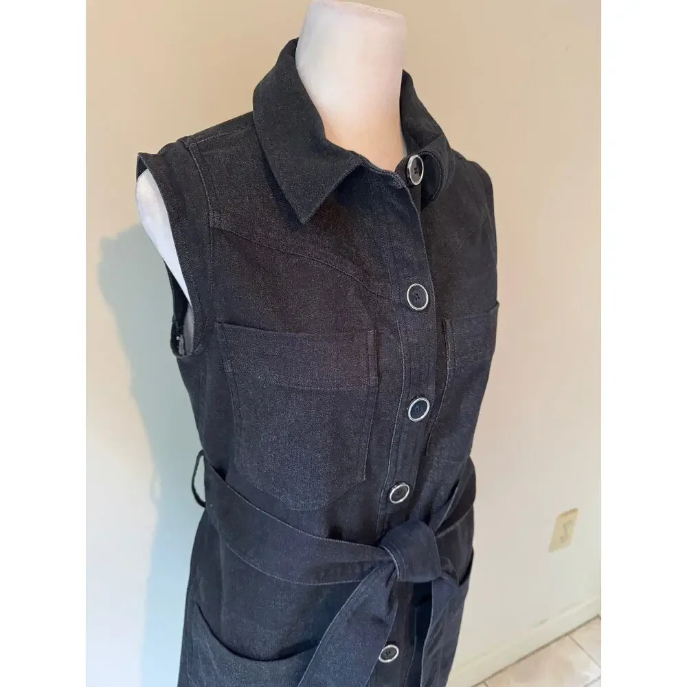 Laundry by Shelli Segal Sleeveless Button-Down Dress Size 2 - Picture 3 of 8